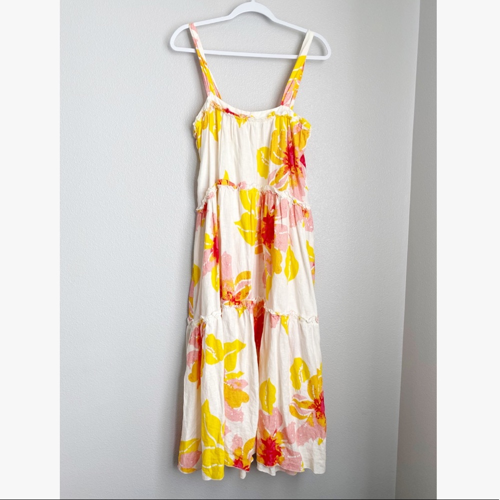 Free People Midi Floral Dress